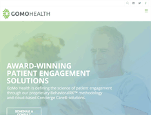 Tablet Screenshot of gomohealth.com